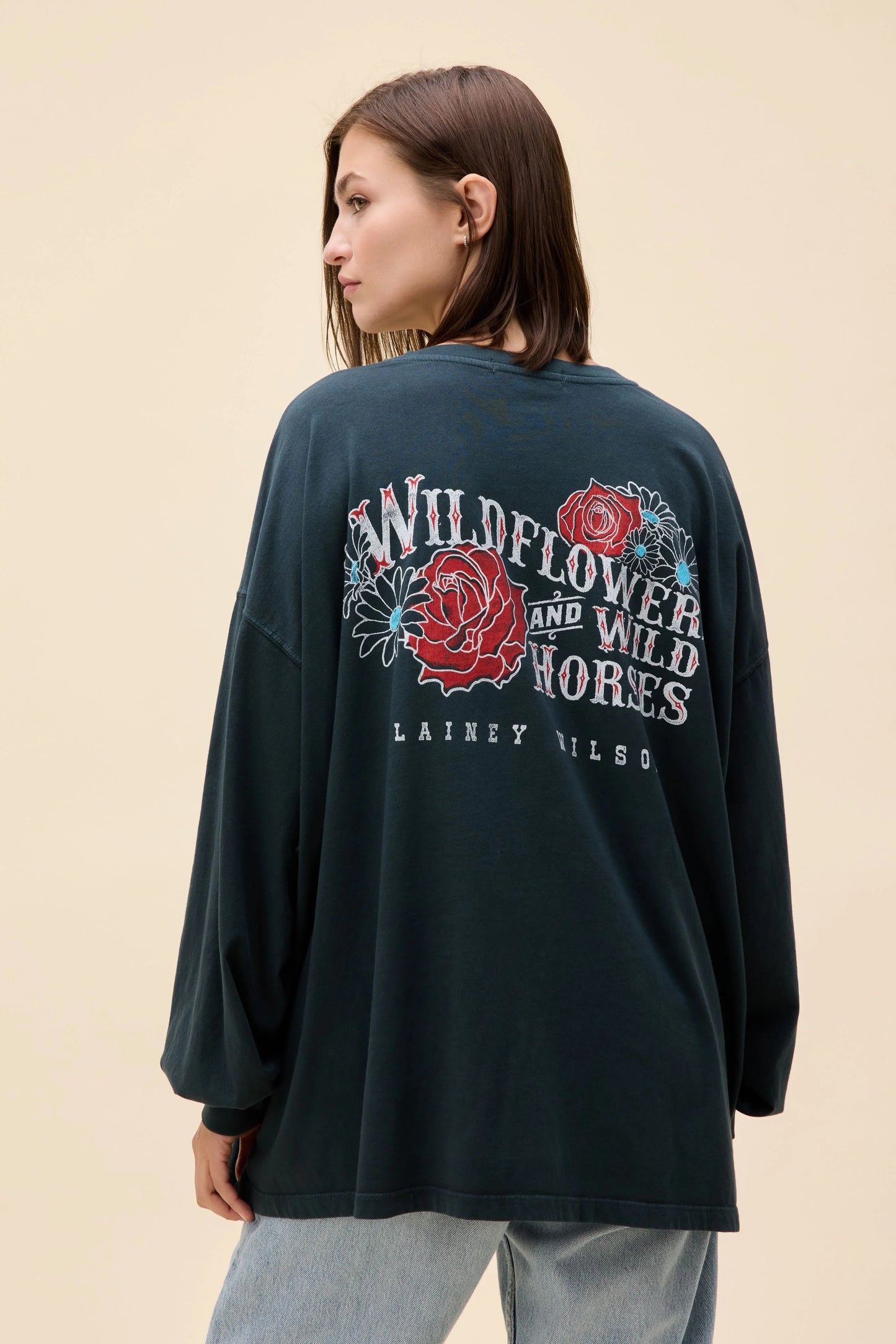 Lainey Wilson Wildflowers And Wild Horses OS Long Sleeve
