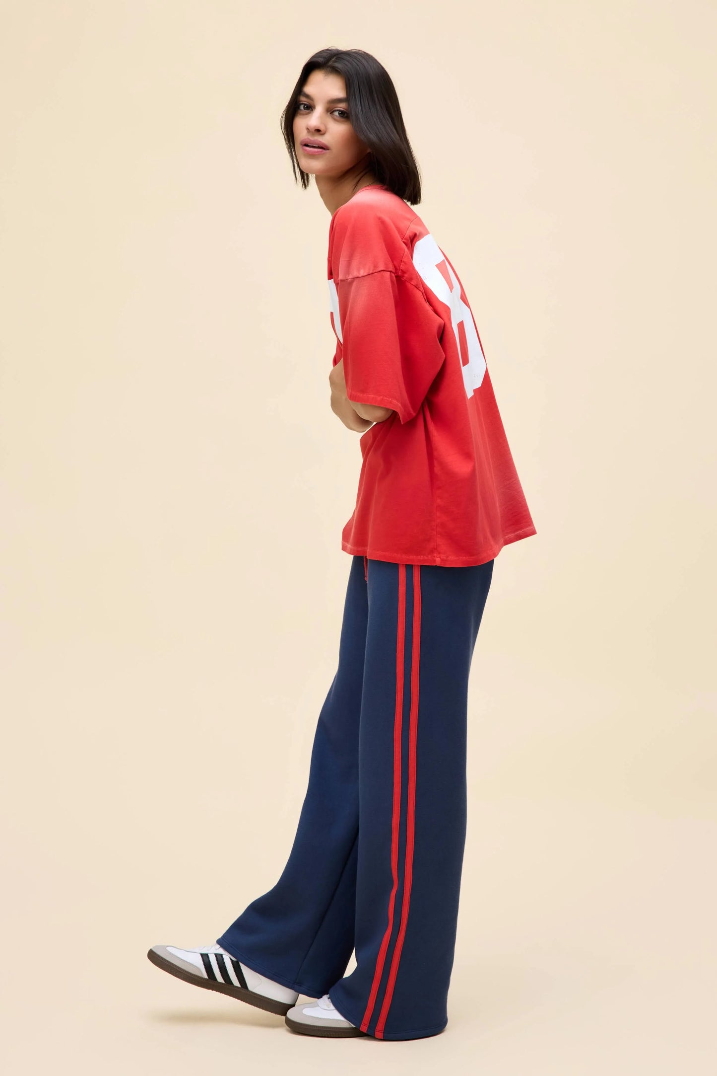 87 OVERSIZED JERSEY TEE