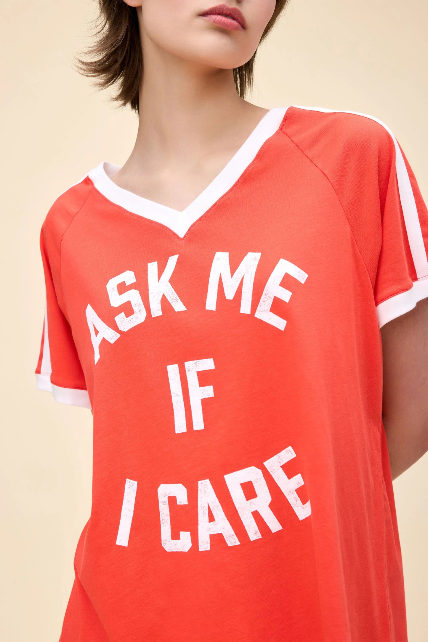 Ask Me If I Care Club Tee