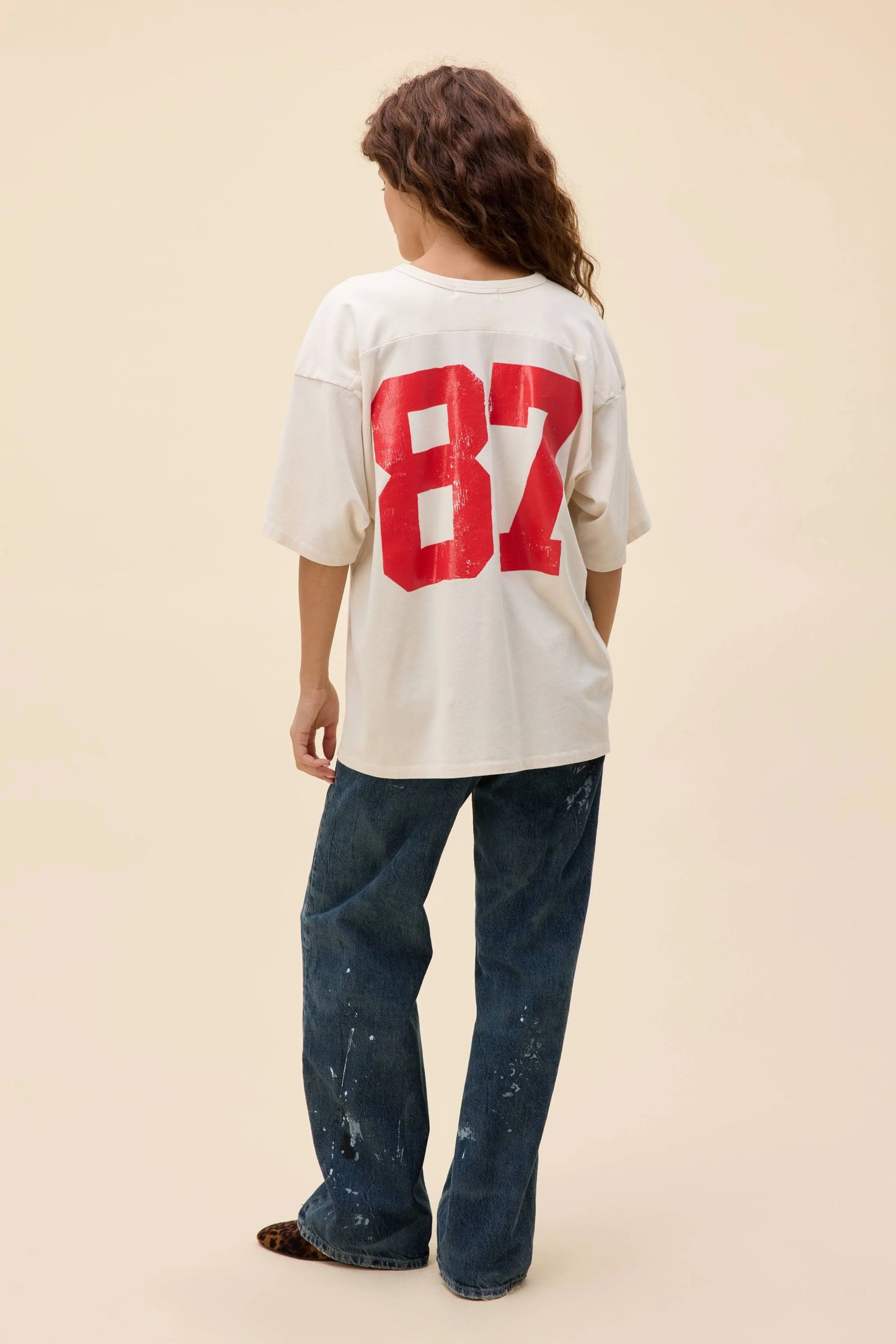 87 OVERSIZED JERSEY TEE
