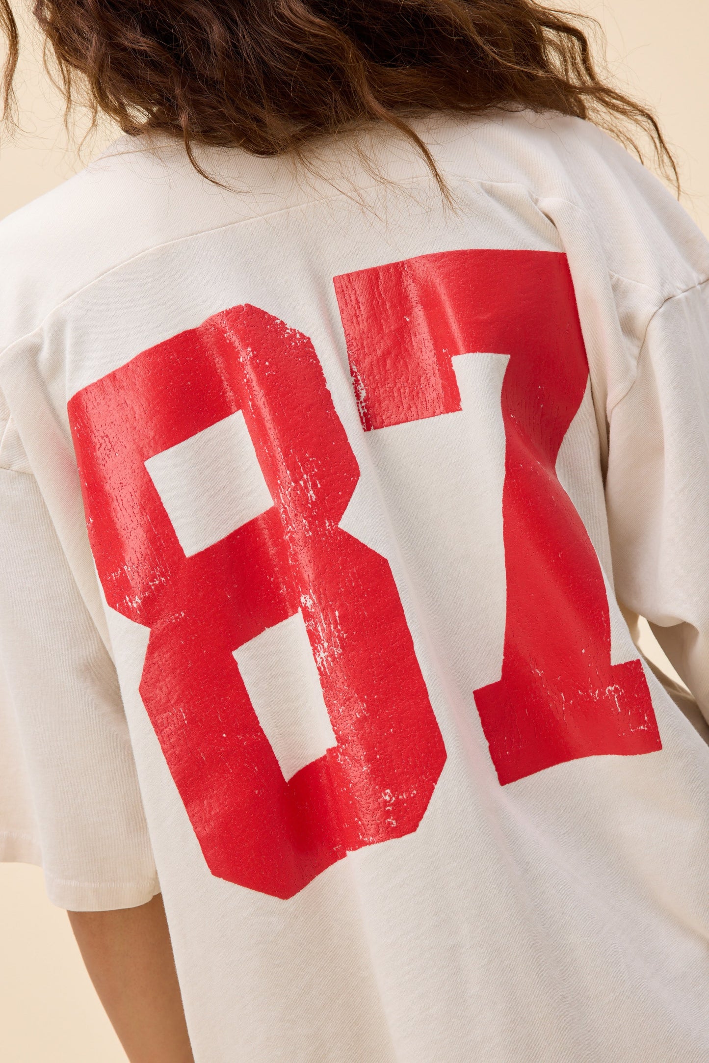 87 OVERSIZED JERSEY TEE