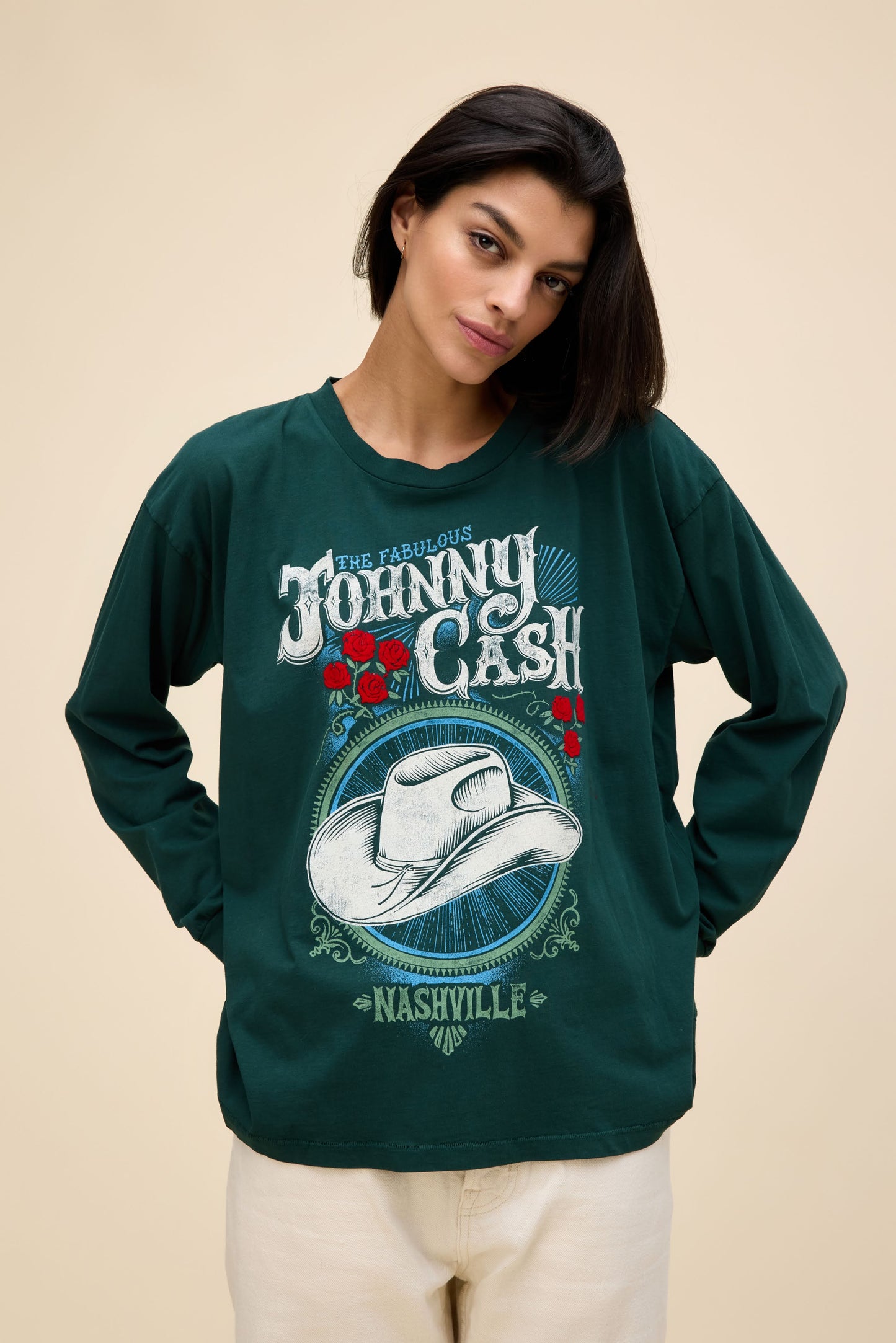 Johnny Cash The Fabulous Merch Long Sleeve
