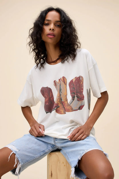 KICK OFF YOUR BOOTS MERCH TEE