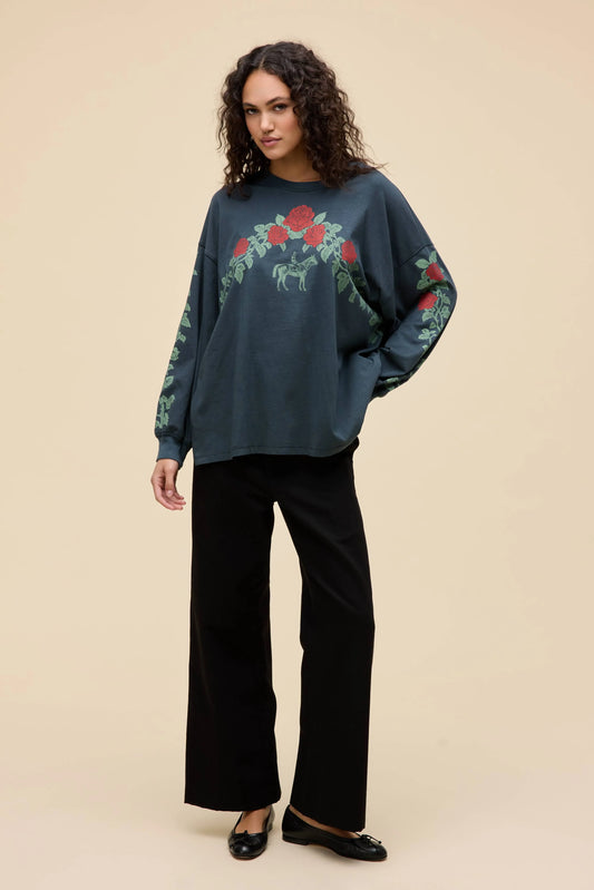 Rose Vines Cowboy OS Long Sleeve