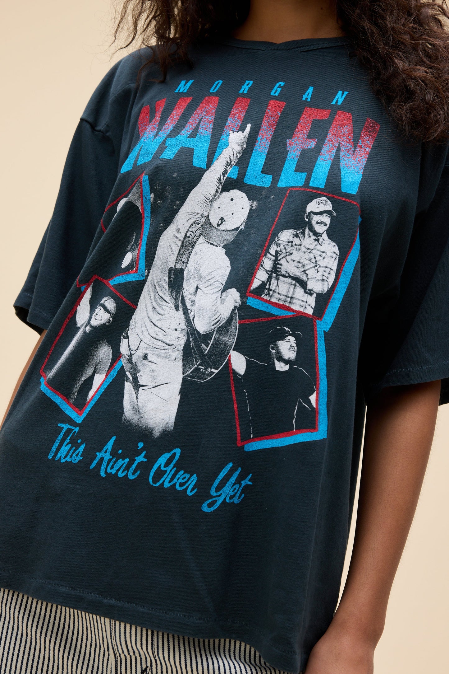 Morgan Wallen This Ain't Over Yet Oversized Jersey Tee