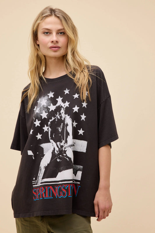 Bruce Springsteen Photo OS Tee