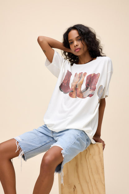 KICK OFF YOUR BOOTS MERCH TEE