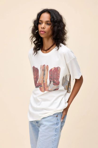 KICK OFF YOUR BOOTS MERCH TEE
