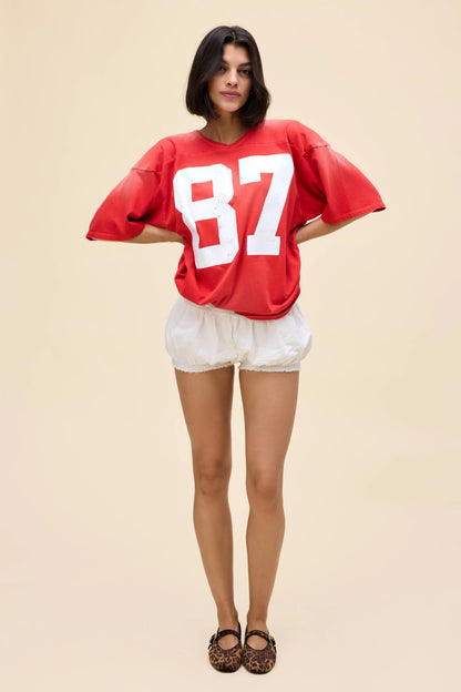 87 OVERSIZED JERSEY TEE